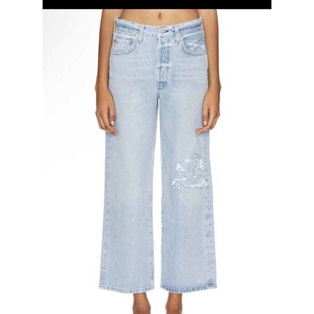 Citizens of Humanity Pina Low Rise Baggy Crop in Cascade Size 25